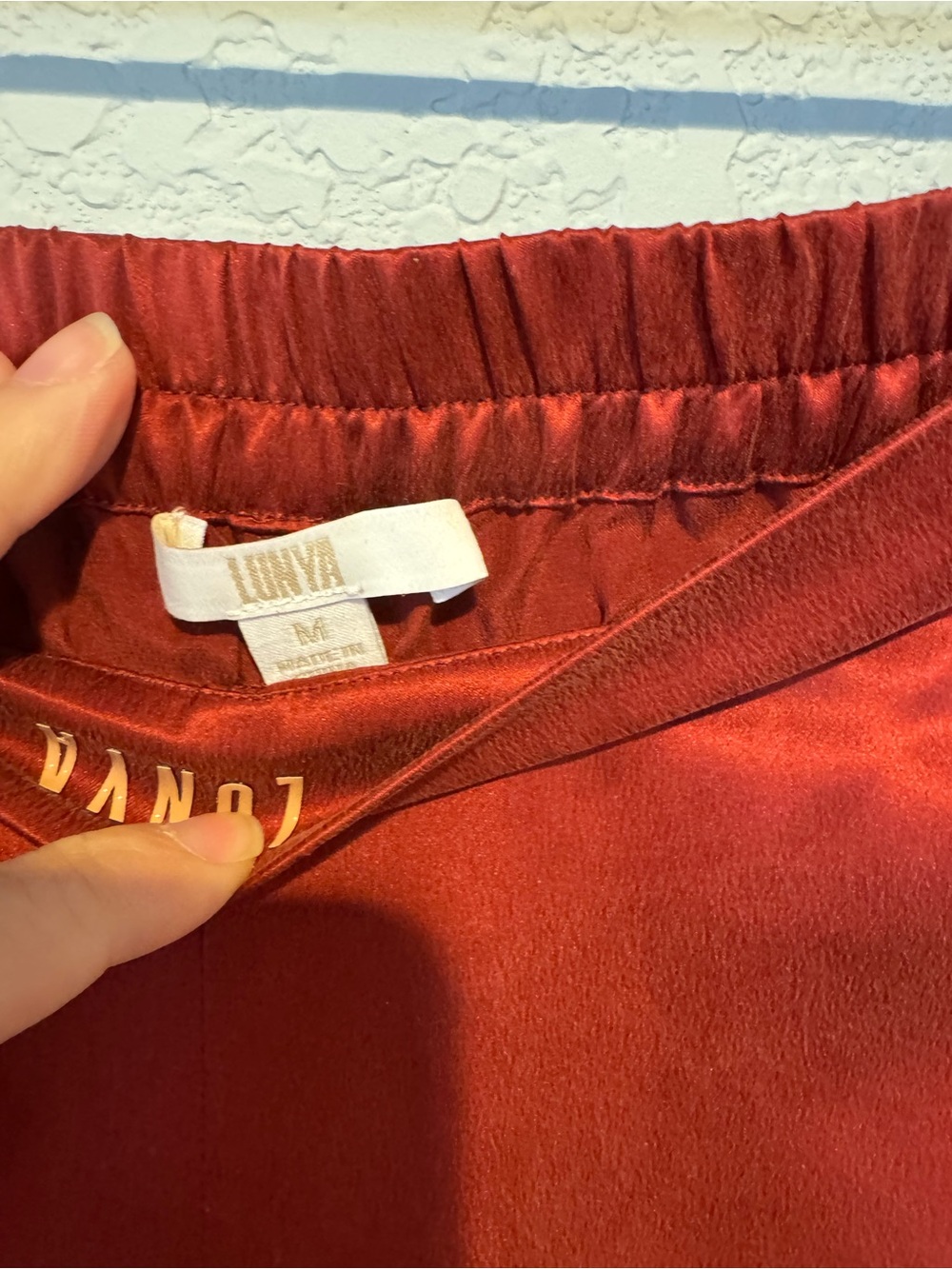 NWT ⭐️ Lunya Washable Silk Tee Pant Set - Picture 5 of 11